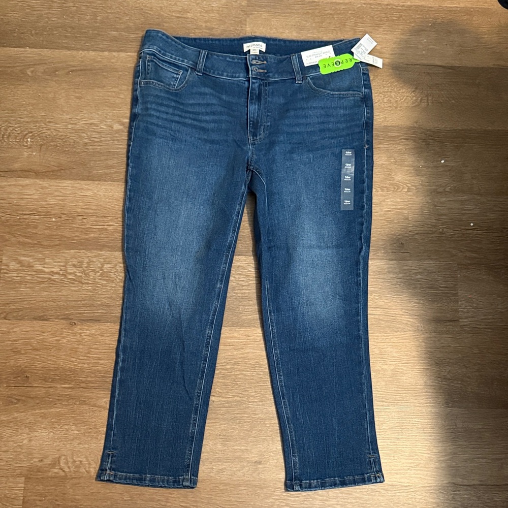 M jeans - Maurice’s 16w - Slim straight ankle - mid fit- super stretch NWT